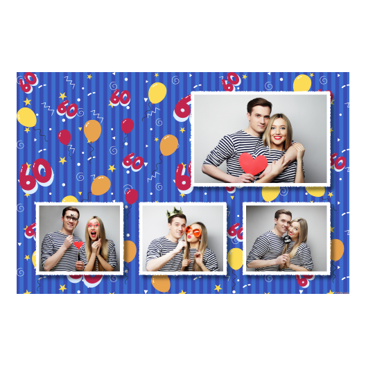 Sześćdziesiątka + balony + 425