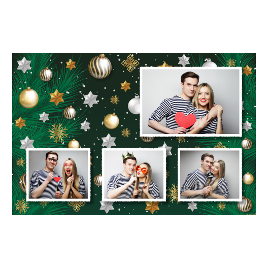 Bożonarodzeniowe gwiazdy + bombki, model 425 Bożonarodzeniowe gwiazdy + bombki, model 425