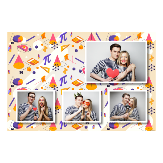 Math Day + collage + 425 silver