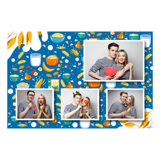 Cereal Day + flakes + model 425 white Cereal Day + flakes + model 425 white