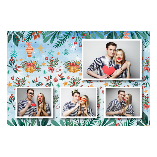 Dzwoneczki świąteczne + dekoracje + 425 biały Dzwoneczki świąteczne + dekoracje + 425 biały