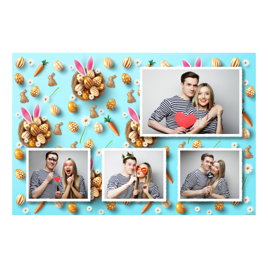 Easter Bunny + easter eggs + 425 white Easter Bunny + easter eggs + 425 white