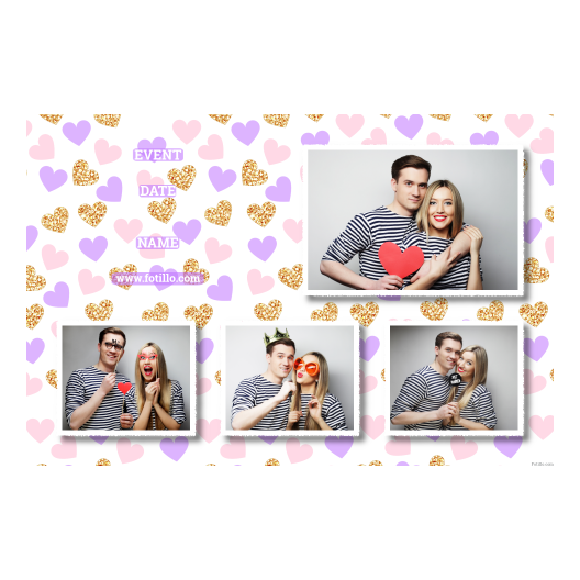 Miłość + serduszka + 425 biały z tekstem Miłość + serduszka + 425 biały z tekstem