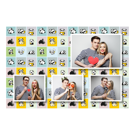 Panda's Day + collage + 425 white Panda's Day + collage + 425 white