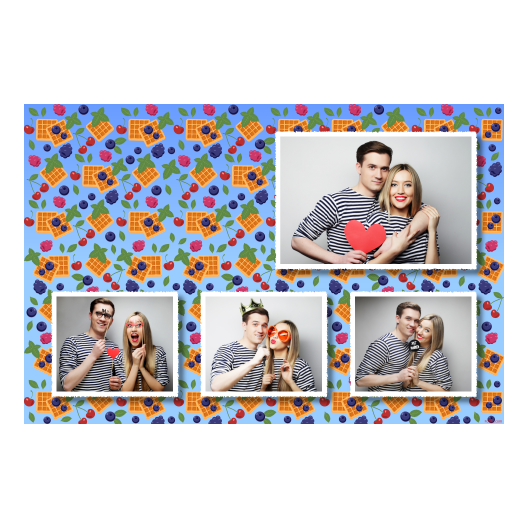 Dzień Gofra + owoce + 425 biały Dzień Gofra + owoce + 425 biały