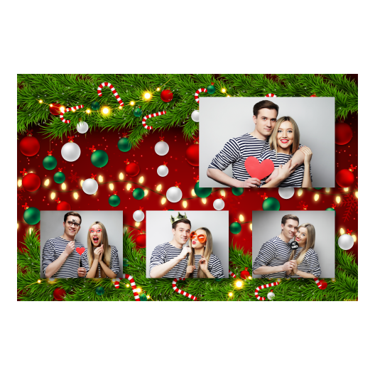 Ozdoby świąteczne + kwiaty i bombki + 425 brak ramki Ozdoby świąteczne + kwiaty i bombki + 425 brak ramki