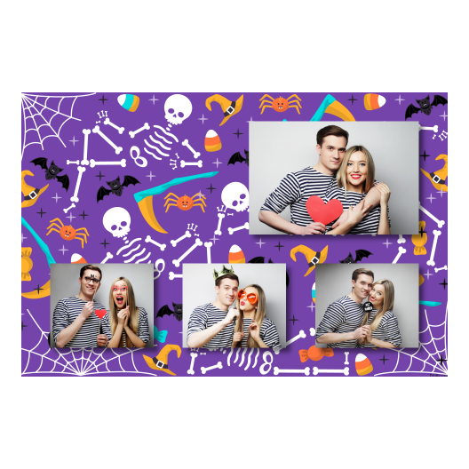 Halloween Party + skeletons + 425 no frame