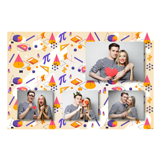 Math Day + collage + 425 no frame