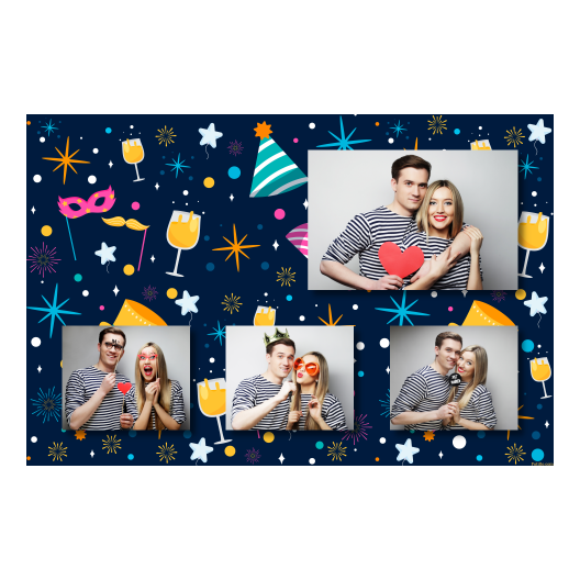 Przyjęcie sylwestrowe + Fajerwerki, gwiazdy + 425 brak ramki Przyjęcie sylwestrowe + Fajerwerki, gwiazdy + 425 brak ramki