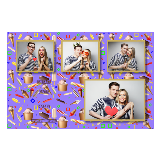 Dzień Lodów + kolaż + 426 złoty z tekstem Dzień Lodów + kolaż + 426 złoty z tekstem