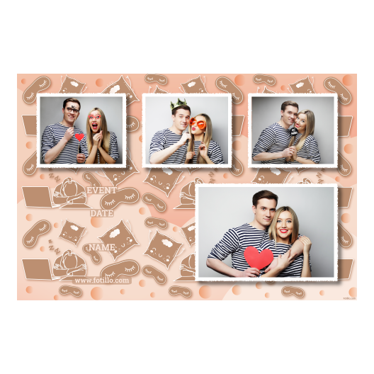 Template 426 consisting of 4 photos – Nap Day + pillows - Image 4