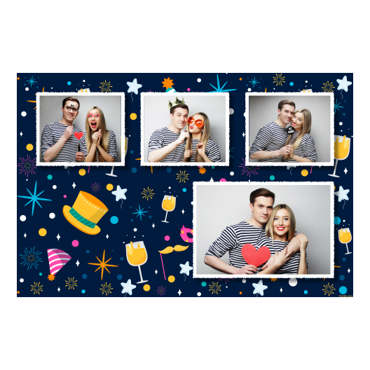 Przyjęcie sylwestrowe + Fajerwerki, gwiazdy + 426 Przyjęcie sylwestrowe + Fajerwerki, gwiazdy + 426