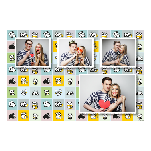 Panda's Day + collage + 426 white Panda's Day + collage + 426 white