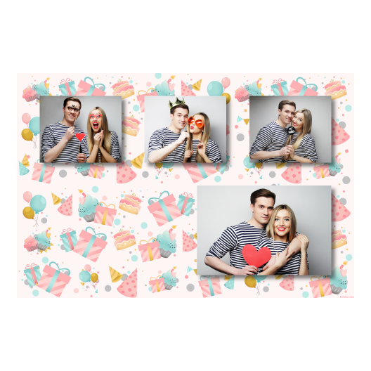 Birthday Party + collage + 426 no frame