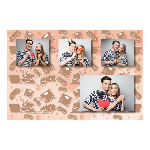 Template 426 consisting of 4 photos – Nap Day + pillows - Image 8