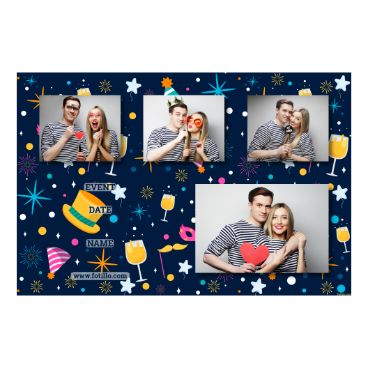 Przyjęcie sylwestrowe + Fajerwerki, gwiazdy + 426 brak ramki z tekstem Przyjęcie sylwestrowe + Fajerwerki, gwiazdy + 426 brak ramki z tekstem