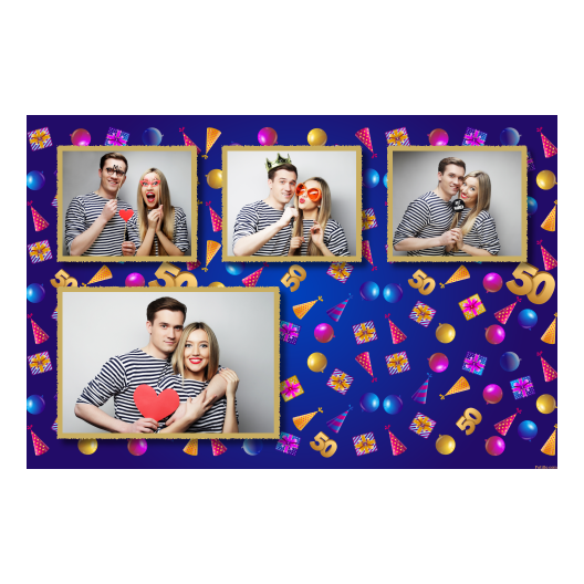 Pięćdziesiątka + balony i prezenty + 427 złoty