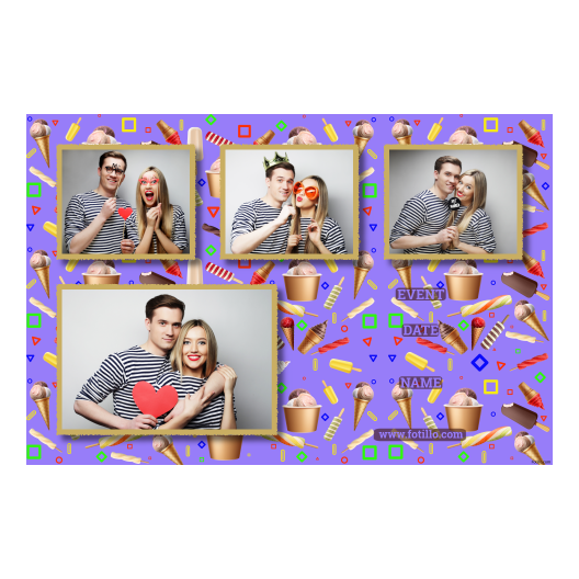 Dzień Lodów + kolaż + 427 złoty z tekstem Dzień Lodów + kolaż + 427 złoty z tekstem