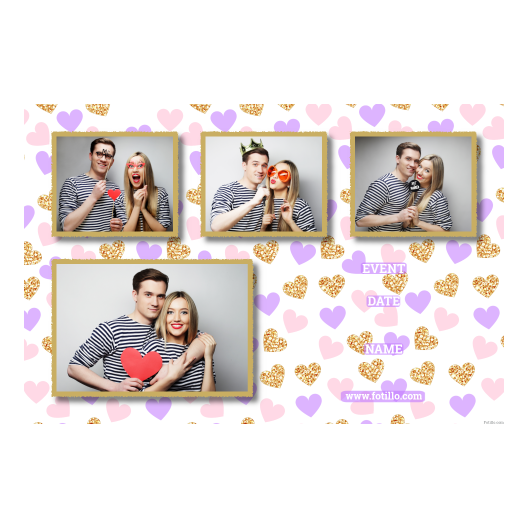 Miłość + serduszka + 427 złoty z tekstem Miłość + serduszka + 427 złoty z tekstem