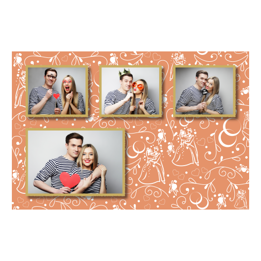 Wedding Photo + hearts + 427 gold Wedding Photo + hearts + 427 gold