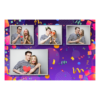 Template 427 consisting of 4 photos – Birthday Party + ribbons - Thumbnail Image 3