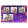 Template 427 consisting of 4 photos – Birthday Party + ribbons - Thumbnail Image 4