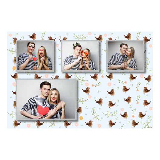 Sparrow Day + flowers + 427 silver Sparrow Day + flowers + 427 silver