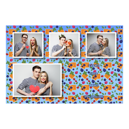 Dzień Gofra + owoce + 427 biały z tekstem Dzień Gofra + owoce + 427 biały z tekstem