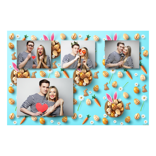 Easter Bunny + easter eggs + 427 no frame
