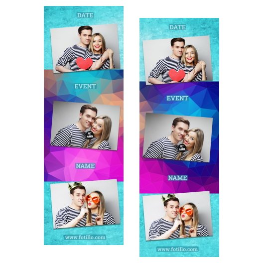 Niebieska impreza + trójkąty + 101 brak ramki z podpisem Niebieska impreza + trójkąty + 101 brak ramki z podpisem