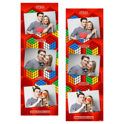 Dzień kostki Rubika + kostki + 101 brak ramki z podpisem Dzień kostki Rubika + kostki + 101 brak ramki z podpisem