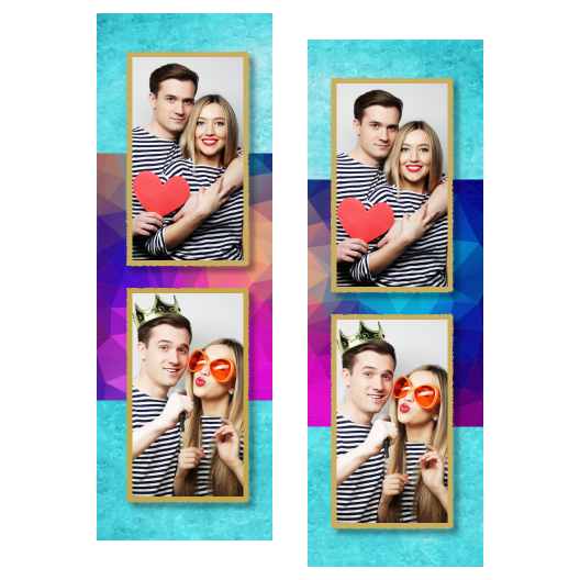 Niebieska impreza + trójkąty + 106 złoty