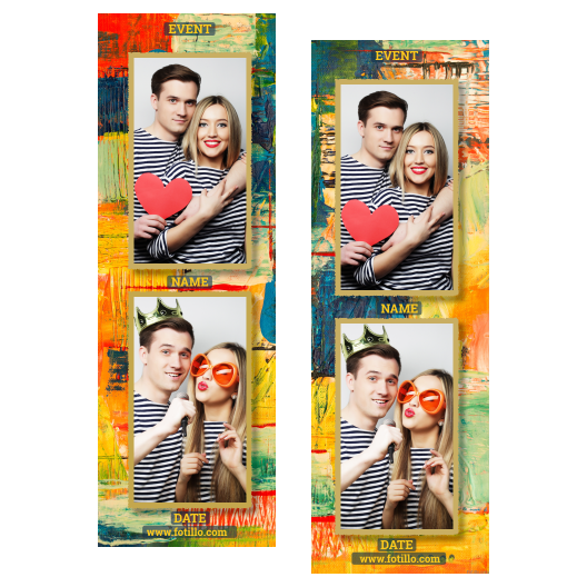 Obraz + kwadraty + 106 złoty z podpisem Obraz + kwadraty + 106 złoty z podpisem