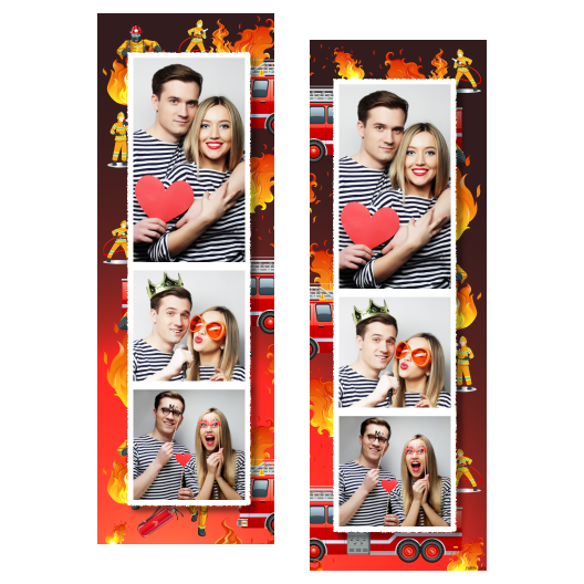 Dzień Strażaków + ogień + 107 biały Dzień Strażaków + ogień + 107 biały