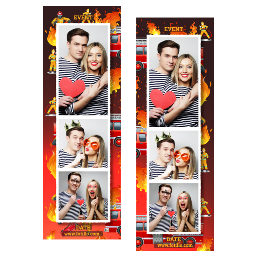 Dzień Strażaków + ogień + 107 biały z podpisem Dzień Strażaków + ogień + 107 biały z podpisem