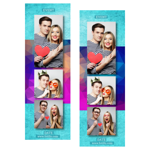 Niebieska impreza + trójkąty + 107 brak ramki z podpisem Niebieska impreza + trójkąty + 107 brak ramki z podpisem