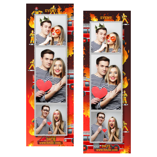 Dzień Strażaków + ogień + 108 z podpisem Dzień Strażaków + ogień + 108 z podpisem