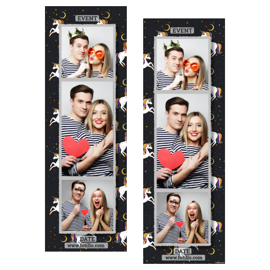 Dzień jednorożca + kolaż, gwiazdy + 108 z podpisem Dzień jednorożca + kolaż, gwiazdy + 108 z podpisem