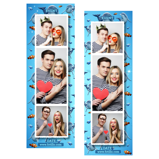 Dzień delfinów + ryby + 108 biały z podpisem Dzień delfinów + ryby + 108 biały z podpisem