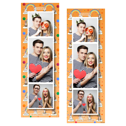 Dzień Sobowtóra + tęcze i króliki + 108 biały z podpisem Dzień Sobowtóra + tęcze i króliki + 108 biały z podpisem