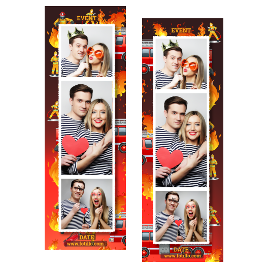 Dzień Strażaków + ogień + 108 biały z podpisem Dzień Strażaków + ogień + 108 biały z podpisem