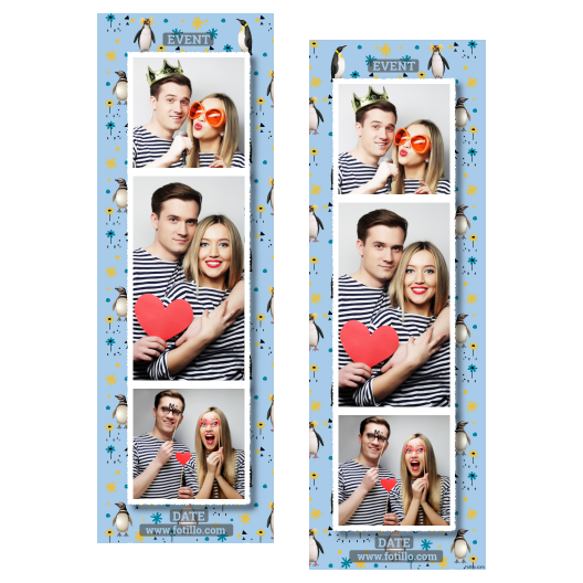 Dzień Pingwina + zwierzęta i kwiaty + 108 biały z podpisem Dzień Pingwina + zwierzęta i kwiaty + 108 biały z podpisem