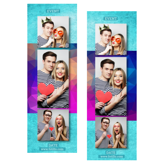 Niebieska impreza + trójkąty + 108 brak ramki z podpisem Niebieska impreza + trójkąty + 108 brak ramki z podpisem