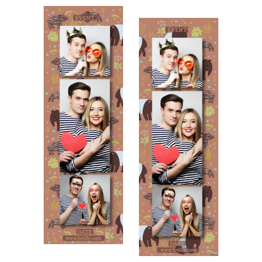 Dzień Tapira + liście i zwierzęta + 108 brak ramki z podpisem Dzień Tapira + liście i zwierzęta + 108 brak ramki z podpisem