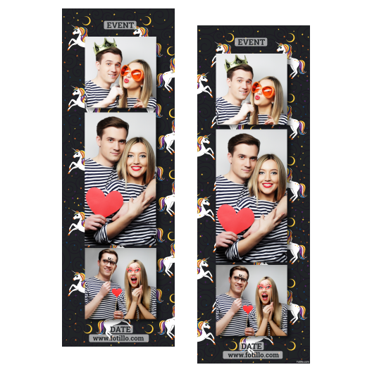 Dzień jednorożca + kolaż, gwiazdy + 108 brak ramki z podpisem Dzień jednorożca + kolaż, gwiazdy + 108 brak ramki z podpisem