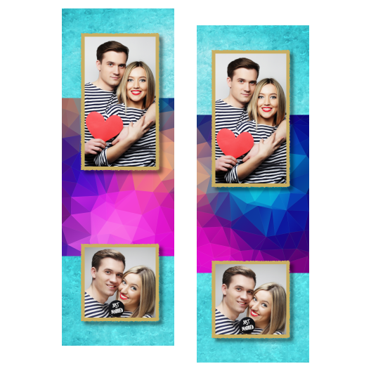 Niebieska impreza + trójkąty + 110 złoty Niebieska impreza + trójkąty + 110 złoty