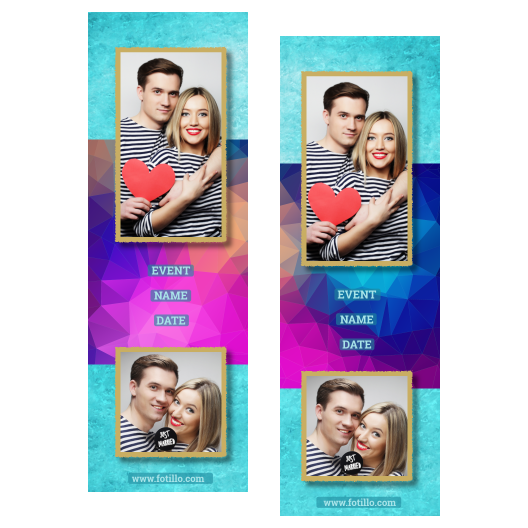 Niebieska impreza + trójkąty + 110 złoty z podpisem Niebieska impreza + trójkąty + 110 złoty z podpisem