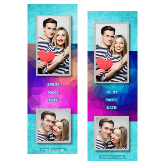 Niebieska impreza + trójkąty + 110 z podpisem Niebieska impreza + trójkąty + 110 z podpisem