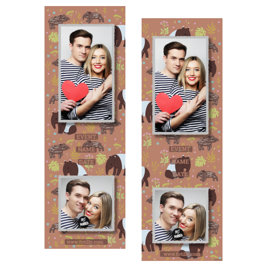 Dzień Tapira + liście i zwierzęta + 110 z podpisem Dzień Tapira + liście i zwierzęta + 110 z podpisem