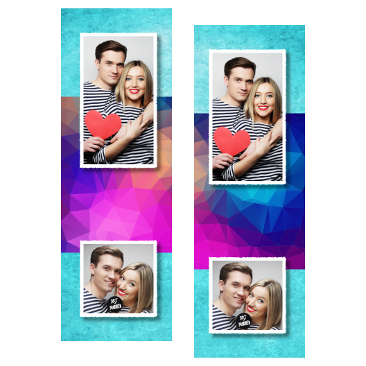 Niebieska impreza + trójkąty + 110 biały Niebieska impreza + trójkąty + 110 biały